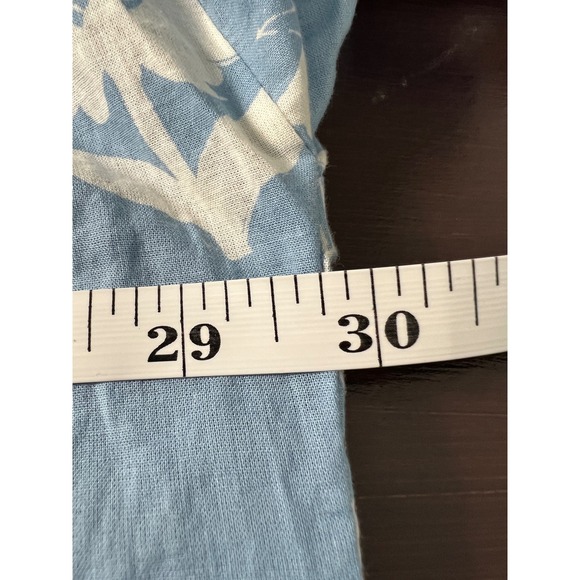 Daughters of India Ria Mini Dress in Sky Cotton Balloon Sleeve Boho M - Picture 12 of 13